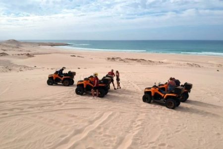 Full day tour: Quad Tour Boa Vista Island