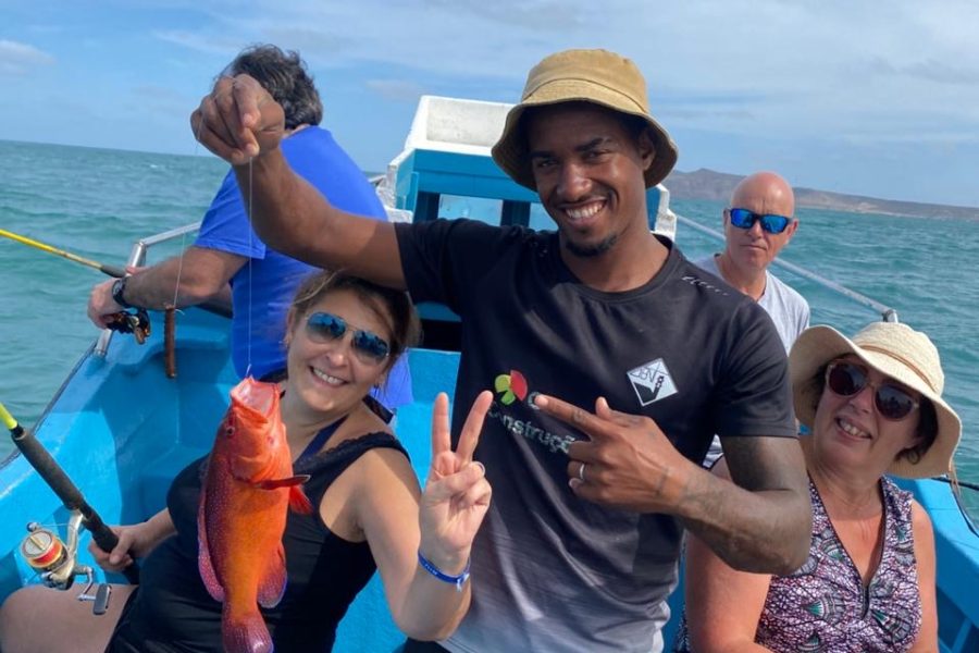 007 – Fishing & BBQ on Djeu (small island of Sal Rei)